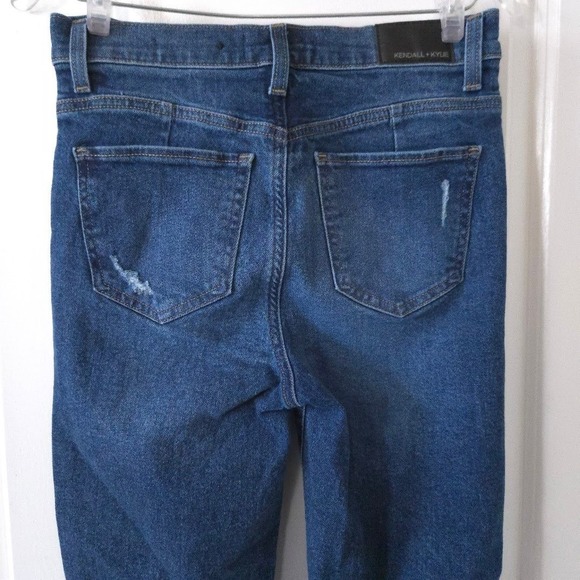 Kendall + Kylie Womens High Rise‎ Straight Leg Jeans Medium Wash Size 27 - Picture 6 of 7